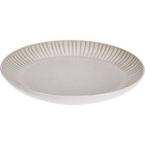 Обеденная тарелка Siaki ESSENCE, серый - керамика - 26 x 4 x 26 см