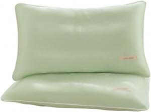 makej Подушка с эффектом памяти и наволочка из шелкового латекса Gray