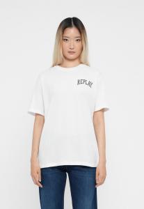Футболка Replay CREW NECK LOGO, White