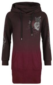 Короткое платье Black Premium by EMP, черный/темно-красный