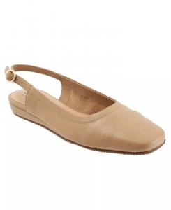 Виттория Туфли на плоской подошве SoftWalk, бежевый