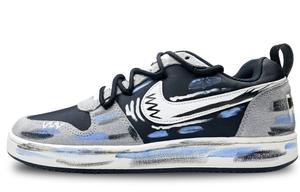 Court Borough устойчивые к истиранию лоу-топ скейтборд кроссовки Unisex Gray Nike, серый