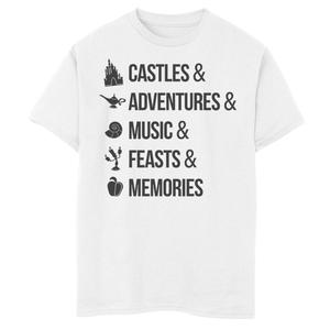 Белая футболка с графическим шрифтом Disney для мальчиков 8–20 лет Iconic Princes Disney, белый