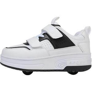 Дышащая, легкая, амортизирующая детская обувь для отдыха на природе Wooden Rabbit, белый/черный