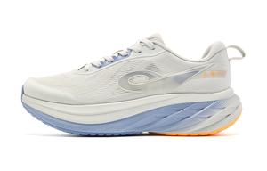 QIAODAN Низкие кроссовки для бега с амортизацией, противоскользящие и износостойкие, мужские, серо-синие