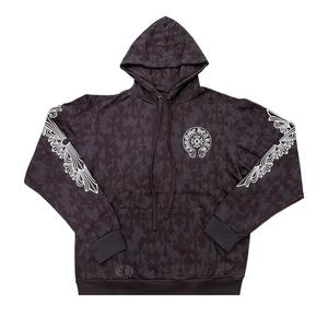 Худи Chrome Hearts Plus Cross All Over Print Hoodie, черный