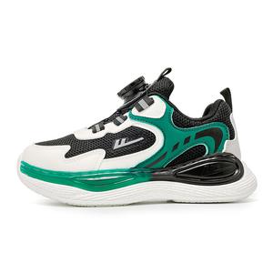 Детские кроссовки для бега серии Rhythm WARRIOR, черный/белый/зеленый
