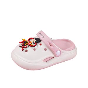 Противоскользящие, дышащие, легкие, амортизирующие тапочки для детей ABC KIDS, белый/розовый