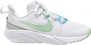 Детские кроссовки Nike Star Runner Unisex-Child 4 Nn (Gs), белый/зеленый
