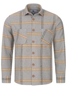 Рубашка на пуговицах стандартного кроя Rock Creek, серый