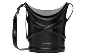 Alexander McQueen Сумка-ведро из телячьей кожи