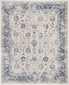 Ковер SAFAVIEH, 275 x 366 см, Charleston Collection, Ivory & Blue, дизайн Oriental Distressed, не линяет и прост в уходе, идеален для помещений с высокой проходимостью в гостиной, спальне (CHL413A)