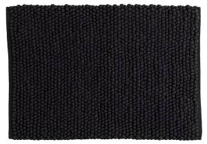 Коврик для ванной ebuy24 Wilmer, 50x1x80 см, черный