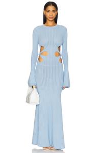 Трикотажное платье X revolve destiny от Sau Lee, baby blue