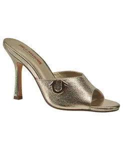 True Religion Женские Sophia Босоножки на каблуке, золотой