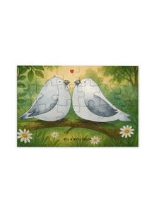 Mr. & Mrs. Panda Головоломка "Горлицы любят дизайн", не говоря ни слова, белым цветом