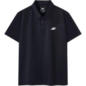 Skechers Поло Meteorite Black