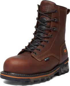 Timberland PRO мужские промышленные рабочие ботинки Boondock 8 Inch Composite Safety Toe Waterproof, Brown