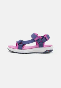 Прогулочные сандалии люсефьорда Trollkids, Violet Blue/Navy/Mallow Pink