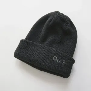 Вязаная шапка с вышитым логотипом Branshes, цвет Black