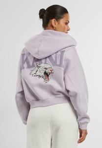 Толстовка на молнии SIGNATURE GLITTER HOODIE Karl Kani, фиолетовый