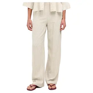 Брюки с высокой талией Jack & Jones Poppy Summer JJXX, бежевый