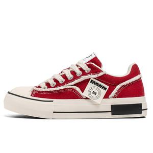 URBAN AUTHENTIC Абразивостойкие легкие дышащие низкие скейтбордские кроссовки для мужчин с эффектом увеличения роста красные, цвет Red