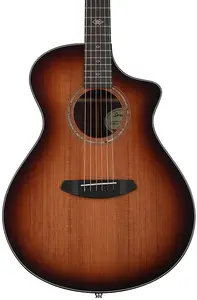 Акустико-электрическая гитара Breedlove Premier Concert CE - Edgeburst Redwood/Индийский розовое дерево