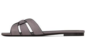 Сандалии на плоской подошве из кожи Tribute Saint Laurent