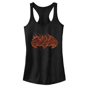 Майка с графическим логотипом DC Comics для юниоров, Бэтменом и подожженным логотипом Licensed Character