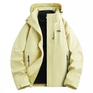 Куртка Unisex Hooded Fleece lined Others Jeep, lemon (fleece liner+single layer coat)