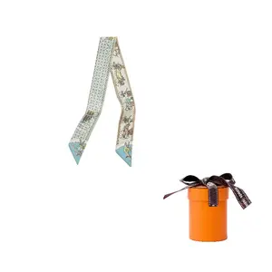 HERMES Шелковые шарфы Twilly для женщин, мультиколор