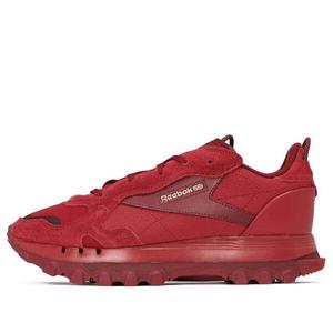 Кроссовки cardi b x classic leather 'triathlon red' Reebok, красный