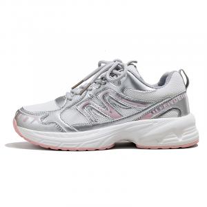Feiyue Женские беговые кроссовки Low top бело-серые серебристо-бело-розовые, цвет Silver/White/Pink