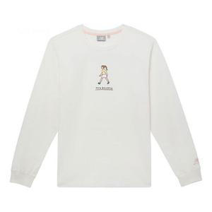 Топ x ноль на ноль круглый вырез New Balance, белый