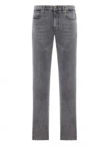 Джинсы с пятью карманами Incotex, серый