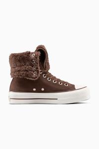 Кроссовки Chuck Taylor All Star Fold Over Lift Converse, коричневый