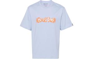 Футболка из хлопка с логотипом Martine Rose, синий