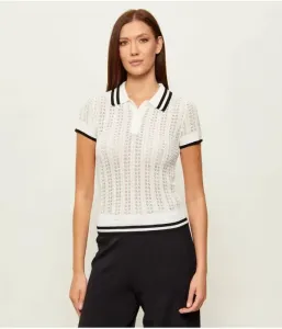 Поло Пуантель Вена slim fit Guess Jeans, белый