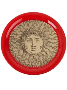 Поднос sole gold red, 41 см, Fornasetti, красный