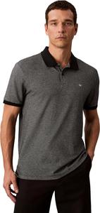 Мужская жаккардовая рубашка-поло Calvin Klein Refined, Black Beauty