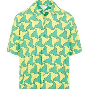 Футболка мужская зеленая Bottega Veneta