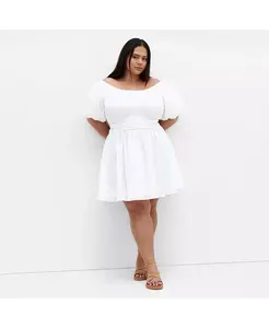 Женское платье Лилиан CITY CHIC, слоновая кость/кремовый