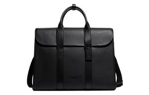 Готэм Кожаная Компьютерная Портфель С Утонченной Телячьей Кожей Табас Мужская Черная COACH