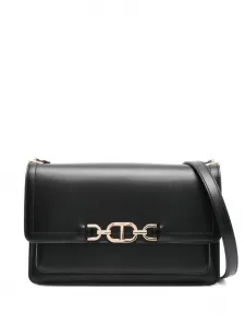 Сумка chain-link flap cross body TWINSET, черный