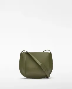 Женская сумка через плечо Dorna из кожи Adolfo Dominguez, оливковый