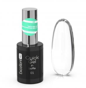 Excellent Pro Quick Gel In Bottle Гель во флаконе для наращивания 01 Прозрачный