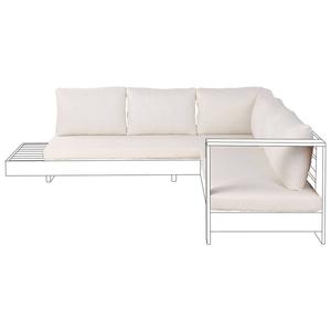 Наволочка Beliani MARETTIMO, белый - текстиль - 192 x 10 x 68 см