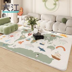 Dajiang Ковер 140х200 см для гостиной/спальни в новом стиле 2023, можно использовать как плед или коврик для сидения