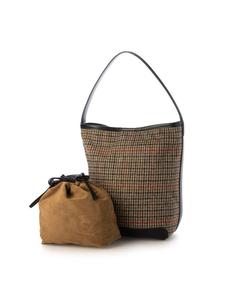 сумка-ведро из твида
